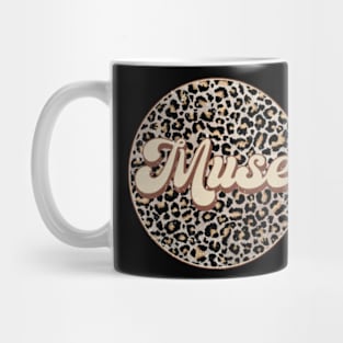 Classic Music Muse Personalized Name Circle Birthday Mug